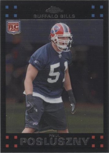 2007 Topps Chrome Paul Posluszny #TC244