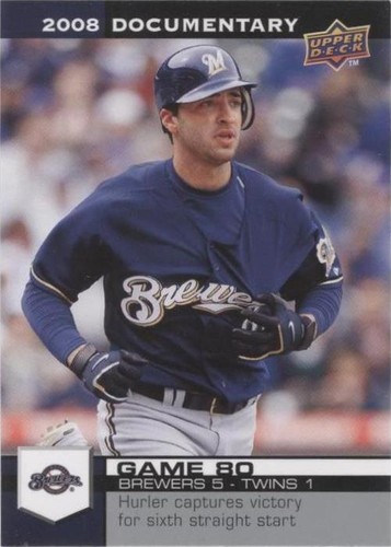 2008 Upper Deck Documentary - Ryan Braun #2260