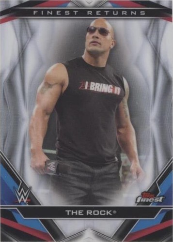 2020 Topps Finest WWE - The Rock #R-4