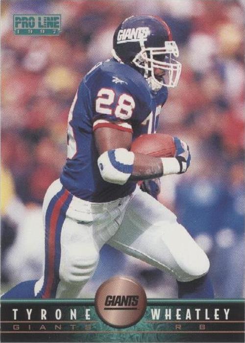 1997 Pro Line Tyrone Wheatley #184