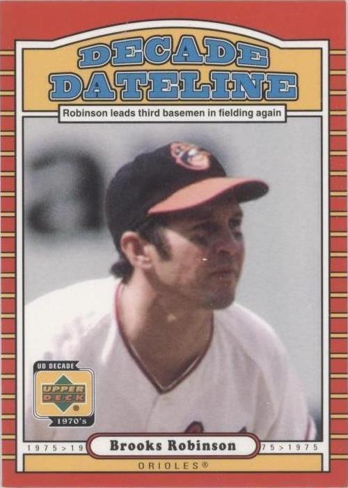 2001 Upper Deck década de 1970 - Brooks Robinson #125