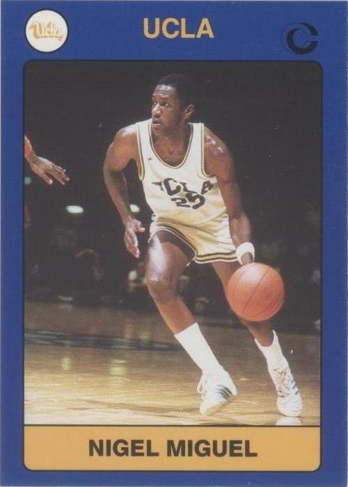 1990-91 Collegiate Collection UCLA Bruins 150 Card Alumni Set - Nigel Miguel #95