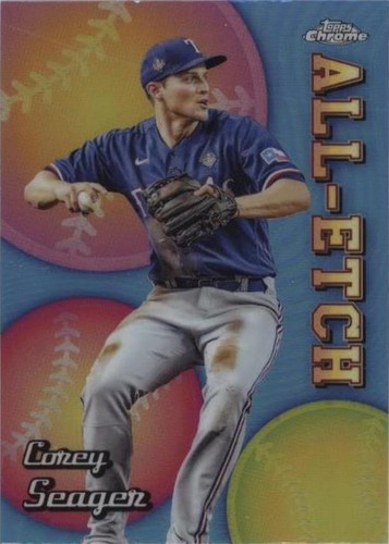その他 COREY SEAGER Topps Chrome auto blue 2025 Topps Chrome - #PP-8 Corey Seager Power Players - Texas