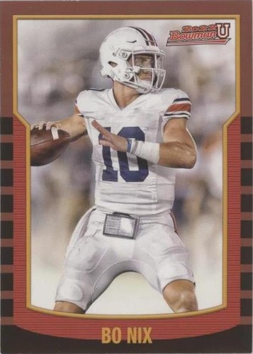 2021-22 Bowman University Bo Nix #2KB-7