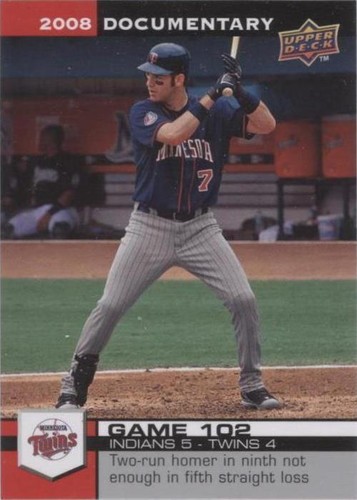 2008 Upper Deck Documentary - Joe Mauer #3050