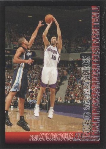 2005-06 Bowman Draft Picks & Prospects - Peja Stojakovic #16