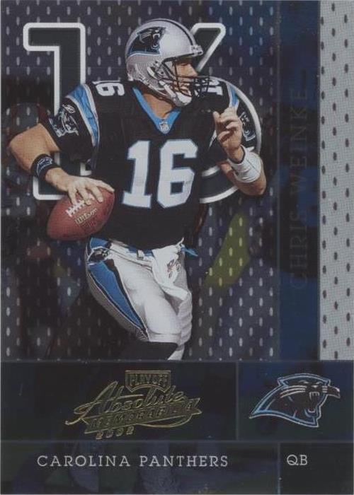 2002 Playoff Absolute Memorabilia Chris Weinke #23