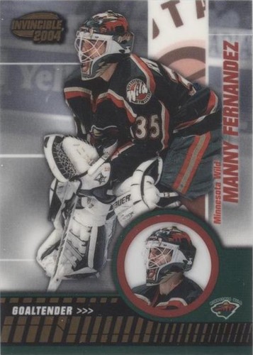 2003-04 Pacific Invincible - Manny Fernandez #47