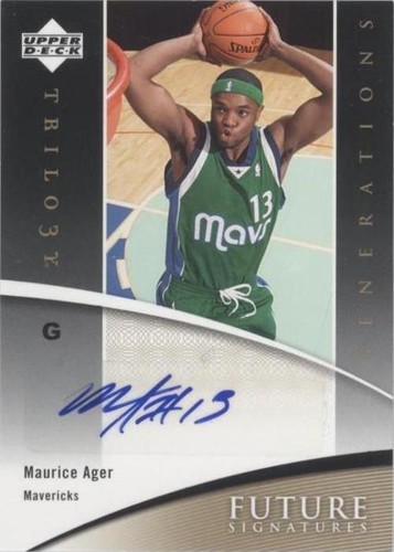 2006-07 Upper Deck Trilogy - Maurice Ager #FS-MA