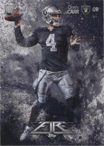 2014 Topps Fire Derek Carr #154