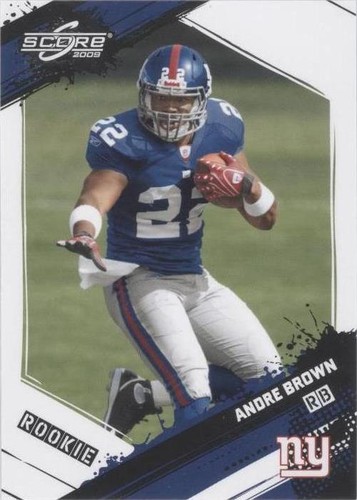 2009 Score Andre Brown #306