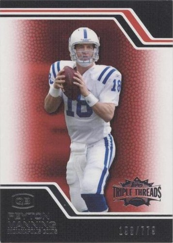 2008 Topps Triple Threads Peyton Manning #3