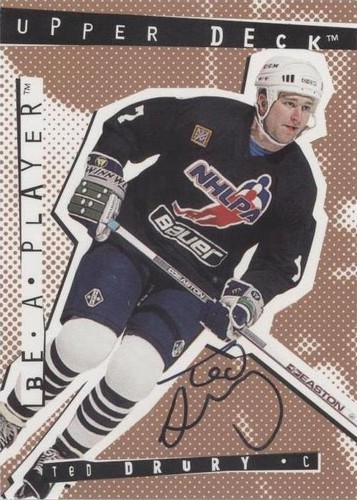 1994-95 Upper Deck Be a Player - Ted Drury #34