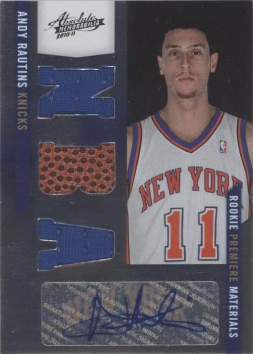 2010-11 Absolute Memorabilia - Andy Rautins #182
