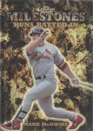 1999 Topps Finest - Mark McGwire #M27