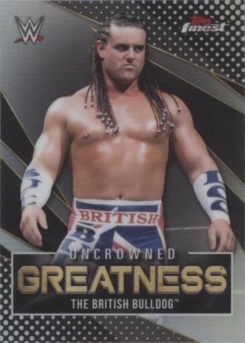2021 Topps Finest WWE - The British Bulldog #UG-18
