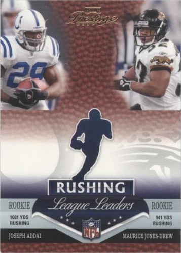 2007 Playoff Prestige Joseph Addai Maurice Jones-Drew #LL-17