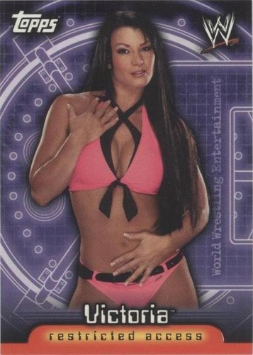 2006 Topps WWE Insider Restricted Access - Victoria #35