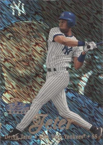 シングルカード 1997 Flair Showcase Row 0 Derek Jeter 1997 FLAIR SHOWCASE DEREK JETER ROW 1 #2~HOF~GOAT~PSA MINT 9
