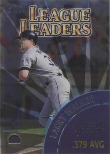 2000 Topps Chrome - Larry Walker Nomar Garciaparra #461