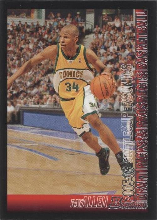 2005-06 Bowman Draft Picks & Prospects - Ray Allen #60