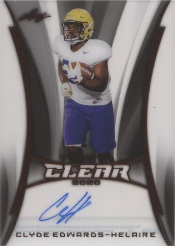 2020 Leaf Trinity Clyde Edwards-Helaire #CA-CEH