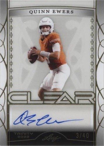2022 Leaf Trinity Quinn Ewers #CA-QE1
