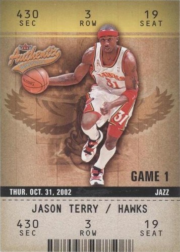 2002-03 Fleer Authentix - Jason Terry #18