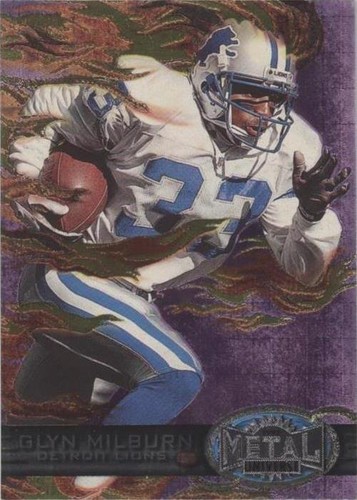 1997 Skybox Metal Universe Glyn Milburn #119