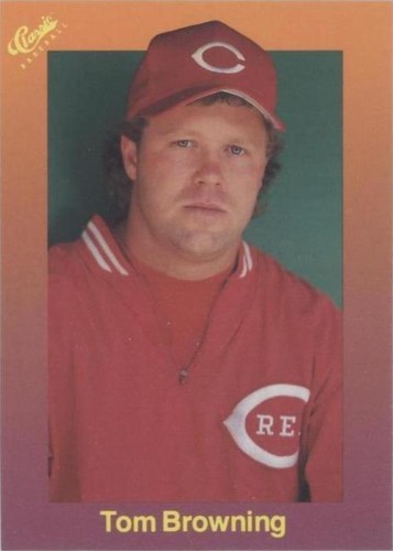 1989 Classic Update Orange Travel Edition - Tom Browning #126