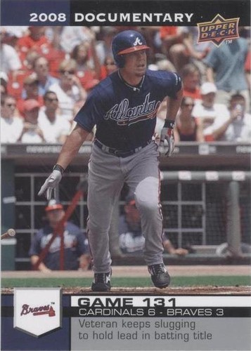 2008 Upper Deck Documentary - Chipper Jones #3907