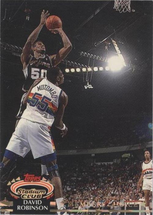 1992-93 年 Topps 体育场俱乐部 - David Robinson #191