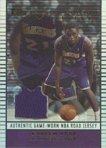 2002-03 Topps Jersey Edition - Kareem Rush #JE KR