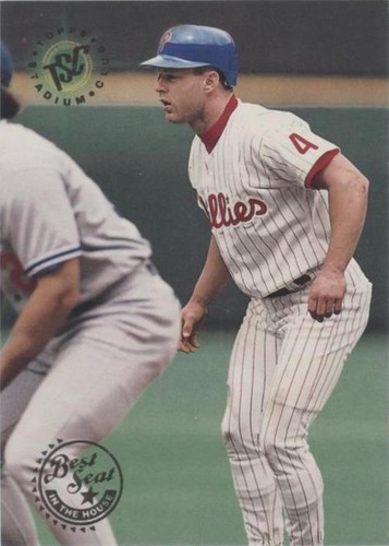 1995 Topps Stadium Club - Lenny Dykstra #317