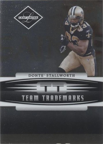 2006 Leaf Limited Donte Stallworth #TT-25