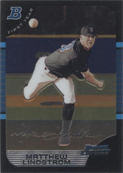 2005 Bowman Chrome - Matt Lindstrom #180