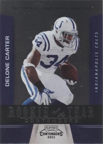 2011 Playoff Contenders Delone Carter #21