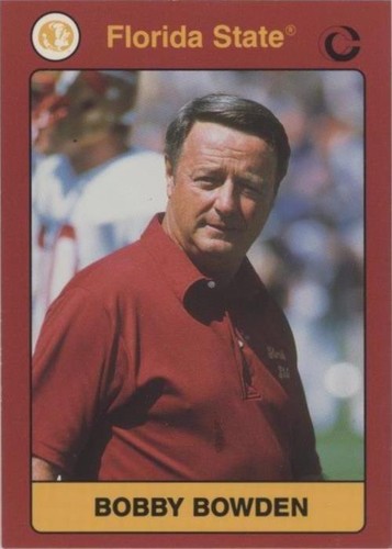 1991 Collegiate Collection Florida State Seminoles Bobby Bowden #86