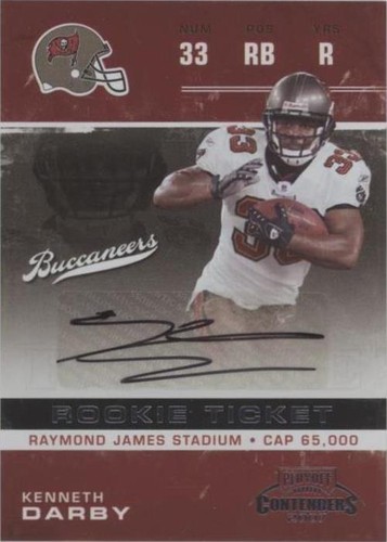 2007 Playoff Contenders Kenneth Darby #178