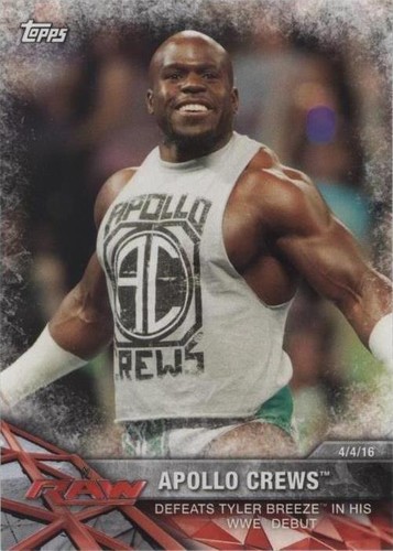 2017 Topps WWE Road to Wrestlemania - Apollo Crews #68