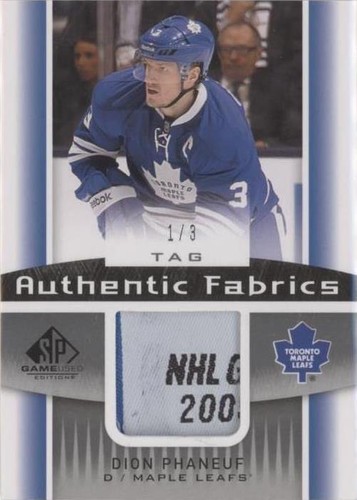 2013-14 SP Game Used Edition - Dion Phaneuf #AF-DP