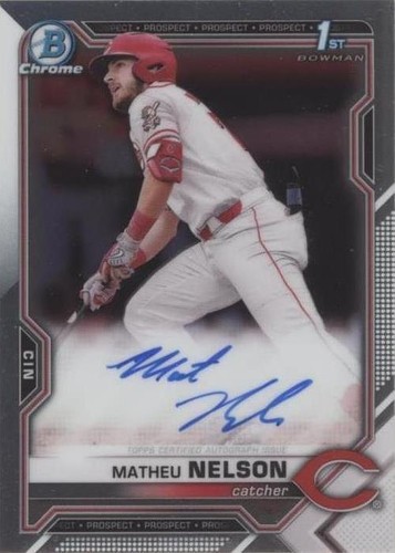 2021 Bowman Draft - Matheu Nelson #CDA-ML