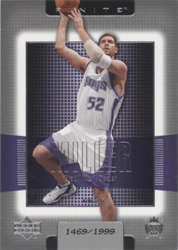2003-04 Upper Deck Finite - Brad Miller #166