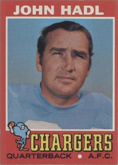 Topps John Hadl #255 1971