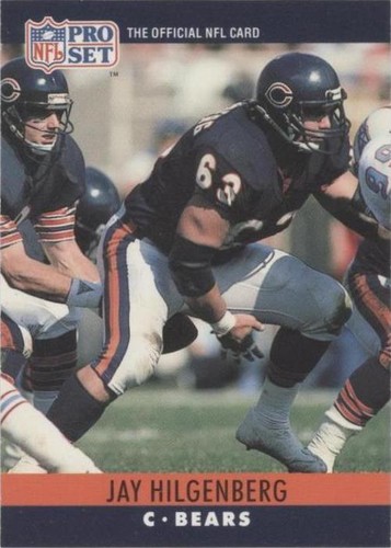1990 Pro Set Jay Hilgenberg #53