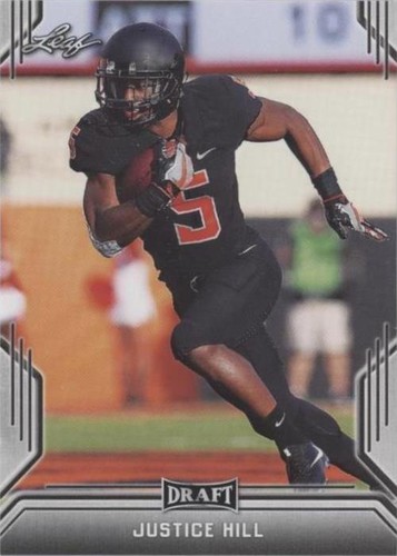 2019 Leaf Draft Justice Hill #44