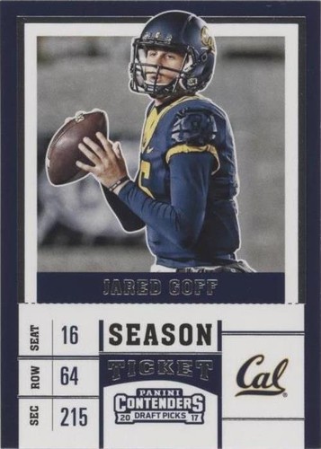 2017 Panini Contenders Draft Picks Jared Goff #46