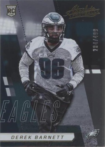 2017 Panini Absolute Derek Barnett #160