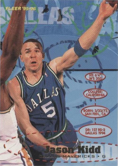 Fleer 1995-96 - Jason Kidd #36