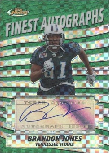 2005 Topps Finest Brandon Jones #FA-BJ